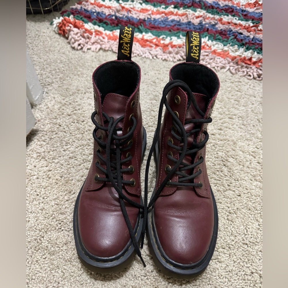 Dr. Martens Maroon Luanas Size 6
